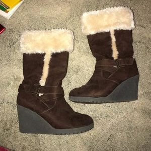 American Eagle wedge boots